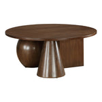 Revive Solid Wood And Oak Veneer Coffee Table in Brown
