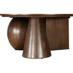 Revive Solid Wood And Oak Veneer Coffee Table in Brown