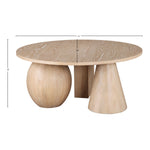 Revive Solid Wood And Oak Veneer Coffee Table in Natural