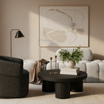 Rhodes Iron Coffee Table in Black