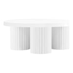 Rhodes Iron Coffee Table in White