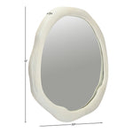 Armada Aluminum Mirror in Cream