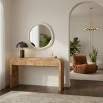 Armada Aluminum Mirror in Cream