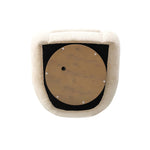 Tribeca Chenille Lounge Chair in Cream