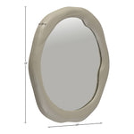Armada Aluminum Mirror in Taupe