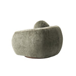 Tribeca Chenille Lounge Chair in Olive Green