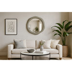 Armada Aluminum Mirror in Taupe