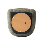 Tribeca Chenille Lounge Chair in Olive Green