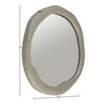 Armada Aluminum Mirror in Taupe