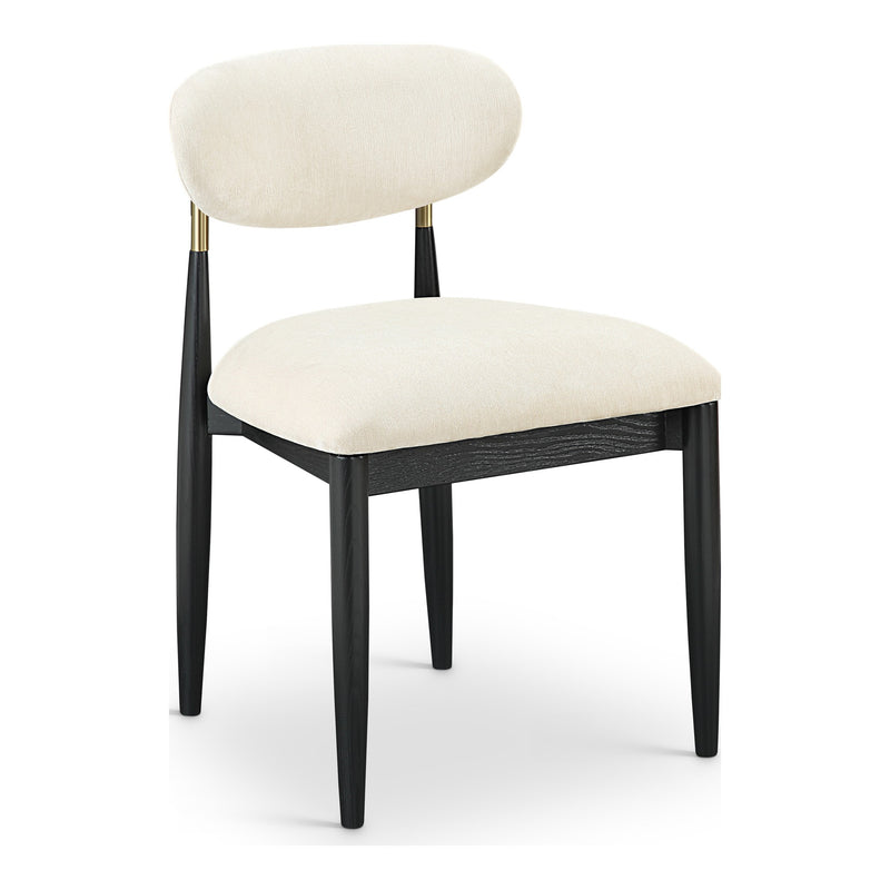 Riccio Performance Fabric Upholstered Dining Side Chair in Beige