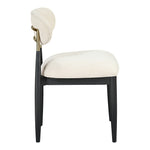 Riccio Performance Fabric Upholstered Dining Side Chair in Beige