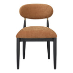 Riccio Performance Fabric Upholstered Dining Side Chair in Cognac