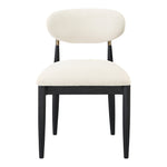 Riccio Performance Fabric Upholstered Dining Side Chair in Cream