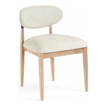 Riccio Performance Fabric Upholstered Dining Side Chair in Cream