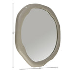 Armada Aluminum Mirror in Taupe