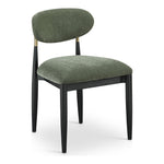 Riccio Performance Fabric Upholstered Dining Side Chair in Olive