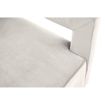 Armani Velvet Upholstered Accent Chair in Cream