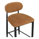 Riccio Performance Fabric Upholstered Stool in Cognac