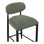 Riccio Performance Fabric Upholstered Stool in Olive