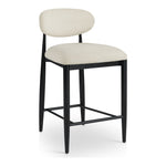 Riccio Performance Fabric Upholstered Stool in Beige
