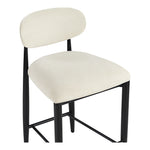 Riccio Performance Fabric Upholstered Stool in Beige