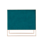 Trillium Velvet Lounge Chair in Teal