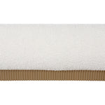 Rigby Boucle Fabric Upholstered King Bed in Cream
