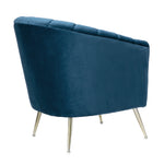 Rosemont Velvet Accent Armchair in Blue