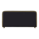 Rigby Boucle Fabric Upholstered Queen Bed in Olive