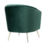 Rosemont Velvet Accent Armchair in Green