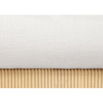 Rigby Linen Textured Fabric Upholstered Queen Bed in Cream