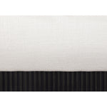Rigby Linen Textured Fabric Upholstered Queen Bed in Cream