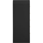 Artisto Ash Veneer Chest in Black