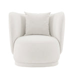 Siri Upholstered Lounge Chair in Cream