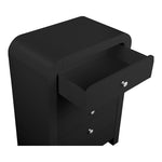 Artisto Ash Veneer Chest in Black