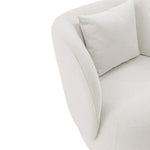 Siri Upholstered Lounge Chair in Cream