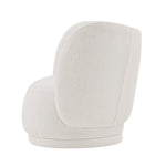 Siri Upholstered Lounge Chair in Cream