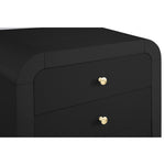 Artisto Ash Veneer Chest in Black