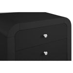 Artisto Ash Veneer Chest in Black