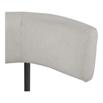 Rivage Linen Textured Fabric Upholstered Dining Chair in Beige