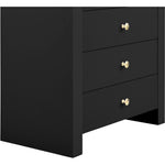 Artisto Ash Veneer Chest in Black