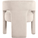 Riz Corduroy Upholstered Accent / Dining Chair in Beige