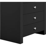 Artisto Ash Veneer Chest in Black