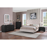 Artisto Ash Veneer Chest in Black
