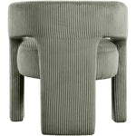 Riz Corduroy Upholstered Accent / Dining Chair in Green