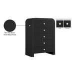 Artisto Ash Veneer Chest in Black