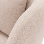 Siri Upholstered Lounge Chair in Wheat