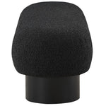 Robertson Boucle Fabric Upholstered Bench in Black