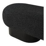 Robertson Boucle Fabric Upholstered Bench in Black