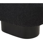 Robertson Boucle Fabric Upholstered Bench in Black